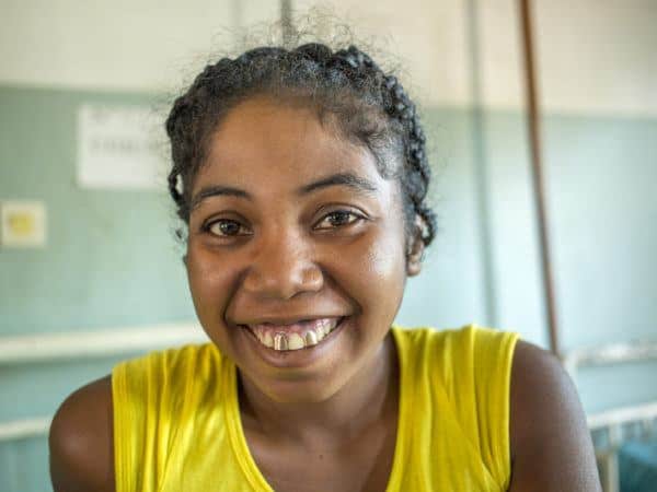Fistula patient in Madagascar