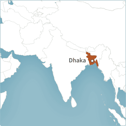 Map of Dhaka